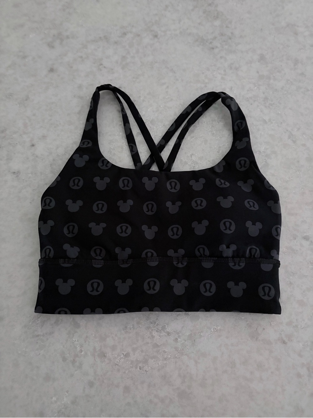 Disney x Lululemon Bra in Black - Size 2